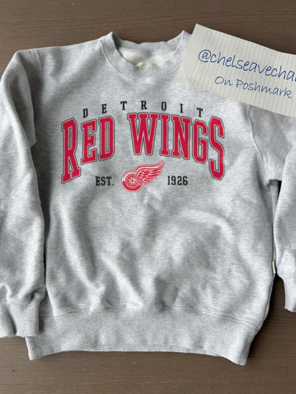 Vintage Red Wings Sweatshirt, Detroit Red Wings Hockey NHL Shirt For Men Women
